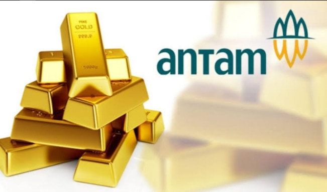 Ilustrasi Emas Antam. [Int]